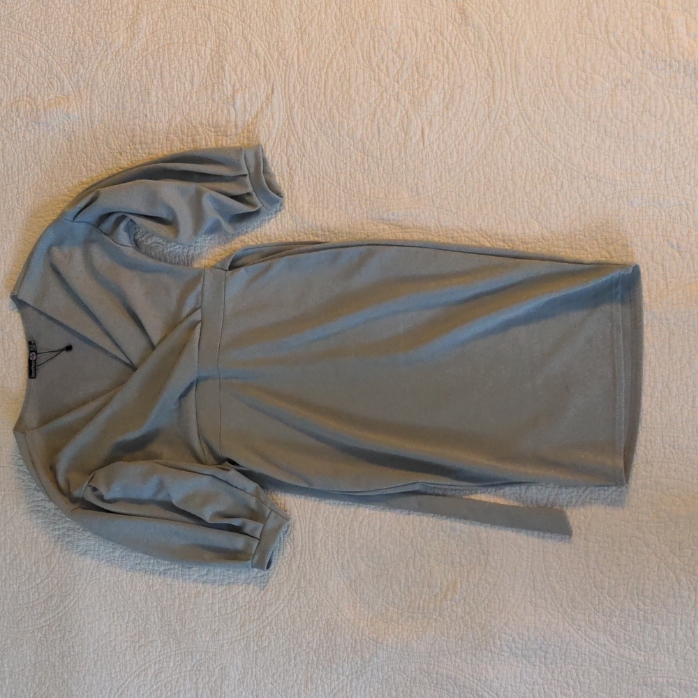 BooHoo Sage Dress